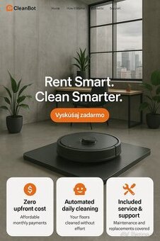 Tepovanie, prenájom robotických vysávačov pre firmy.
