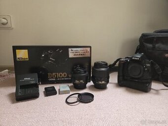 Nikon D5100 - set s 2 objektívmi a príslušenstvom