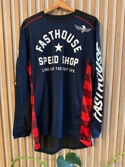Dres Fasthouse, Originals Air Cooled Jersey - Navy/Black