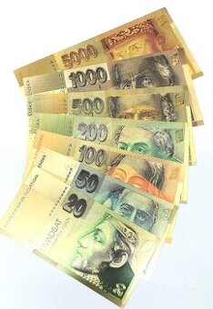 repliky československé / slovenské / eurové bankovky