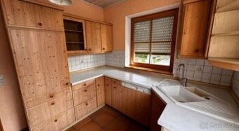 Kuchyňská linka smrk masiv se spotřebiči,5666