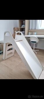 Velka drevena masivna smykalka Elisdesign