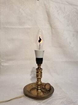 Mosadzny starožitny svietnik