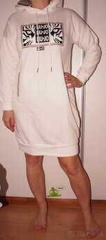 Liu jo dámske mikinové šaty biele