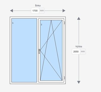 🪟 Na predaj balkónové dvere GAELAN