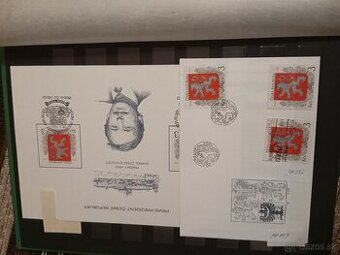 Zbierka známok Česká republika.