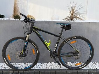 Predam Bike Merida BIG.NINE 600 matný čierny(modrý/limetk)