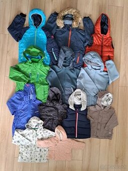 Detské bundy, vesty a kabátiky
