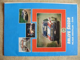 Predám, plagáty, rallye, programy, Bohemia, Škoda.