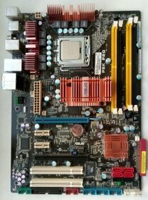 Asus P5K Pro + CPU + RAM + chladic