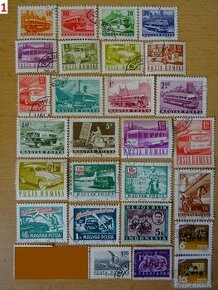 Nádherné poštové známky AUTÁ - 1