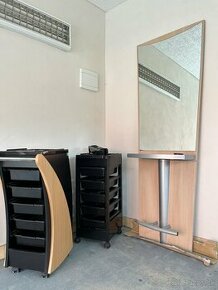 Kadernícky nábytok zrkadlovka stena - 1