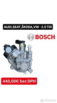 Nové vysokotlakové čerpadlo BOSCH - VW,AUDI,ŠKODA 2.0 TDi