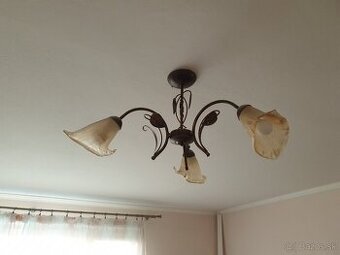 Luster + stolna lampa
