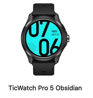 Mobvoi TicWatch Pro 5 Obsidian