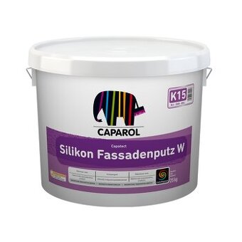 Fasádna omietka silikónová CAPAROL - biela - zrnitosť 1.5