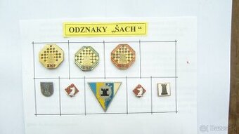 odznaky " ŠACH "