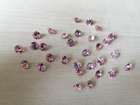 Rhinestones strasove kamienky - ruzove