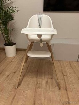 detska stolicka Twistshake highchair white