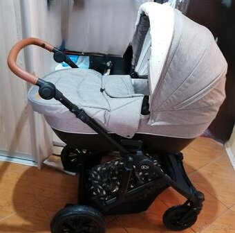 Detsky kocik Kinderkraft 3v1 beige