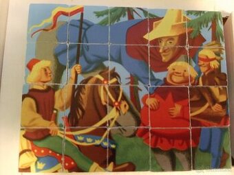 Drevené kocky s obrázkami