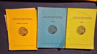 Zbierka úloh na Farmaceutickú fakultu Hradec Králové