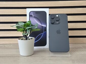 Apple iPhone 16 Pro 128GB Black Titanium | ZÁNOVNÝ