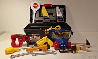 Veľký set detského náradia v boxe + Black & Decker píla