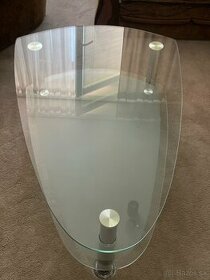 Predám sklenený konferencny stolik - 1