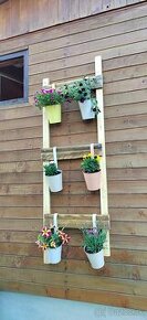 Rebrík s kvetináčmi na výrobu - 1