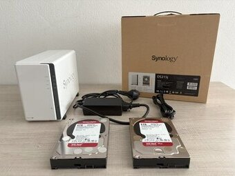 Predám Synology DS215j + 2x6TB WD