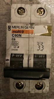 Predam Istic Merlin Gerin magnetotermicky C60N C6 6A