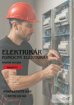 Elektrikár/ Pomocný elektrikár Berlín/Kolín