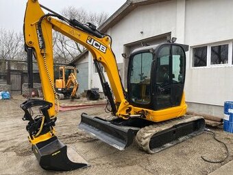 JCB 8055 zts + Engcon, centralne mazanie