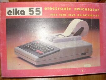 Retro pásková kalkulačka ELKA 55