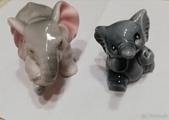 Sošky z porcelánu - sloniky