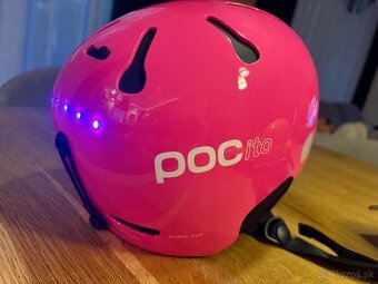 POC helma s led svetielkami do hmly