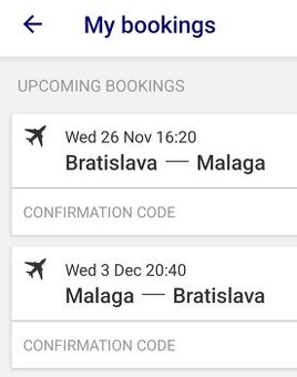 Letenky Bratislava - Malaga a spat