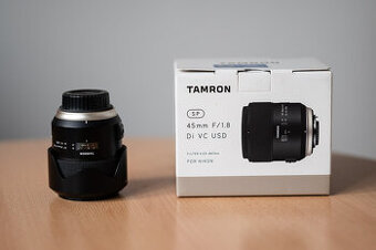 Predám Tamron SP 45mm f/1.8 Di VC USD pre Nikon F