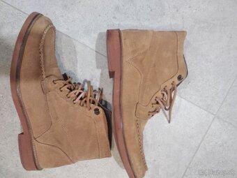 Pánske kožené kotníkové topánky c.44