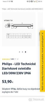 Philips priemyselné osvetlenie