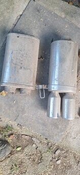 Výfukové tlmiče nerez