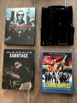 Blu ray boxy, steelbooky