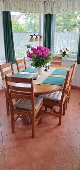 Kuchynský stôl so 6 stoličkami do kuchyne, jedálne…