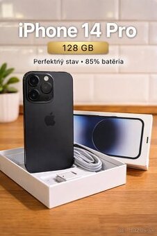 Apple iPhone 14 Pro – 128 GB | TOP stav | 85 % batéria