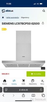 Komínový digestor SIEMENS