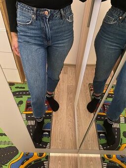 Damske rifle Bershka Mom