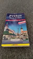 mapa mesta Prešov - okolie Prešova