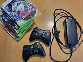 Hry, ovládače, zdroj na Xbox 360