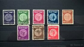 Poštové známky č.88 - Izrael - staré mince